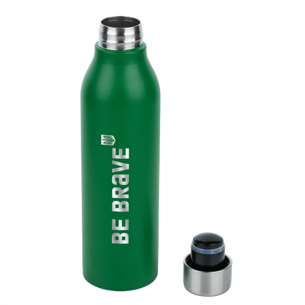 Термобутылка для напитков Be Brave (зеленая)