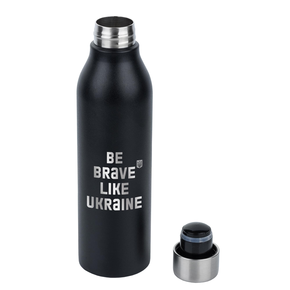 Термос для напитков Like Ukraine (черный) Термос для напитков Like Ukraine (черный)