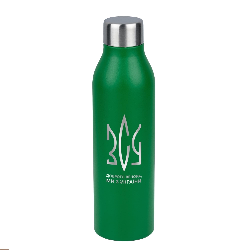 Термос для напитков Ми з України (зеленый) Термос для напитков Ми з України (зеленый)
