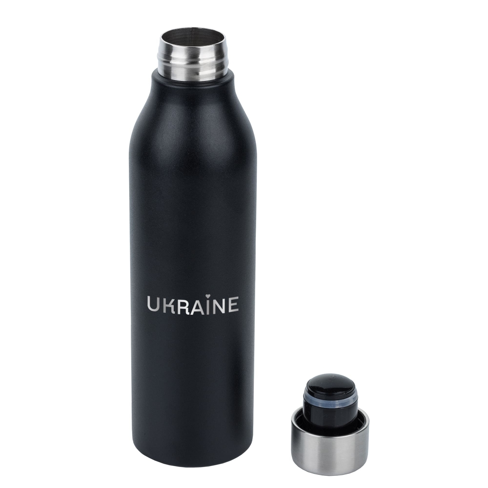 Термос для напоїв Ukraine (чорний) Термос для напоїв Ukraine (чорний)
