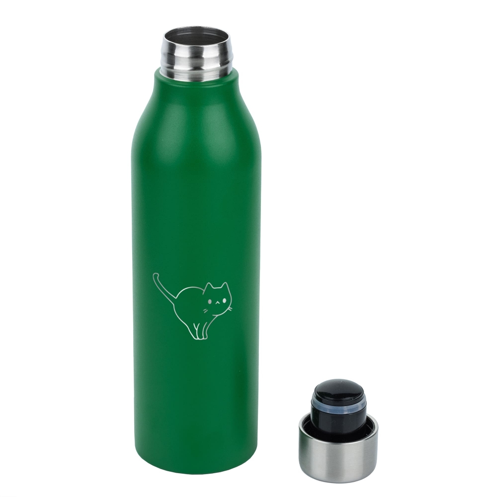 Термос для напитков Кот (зеленый) Термос для напитков Кот (зеленый)