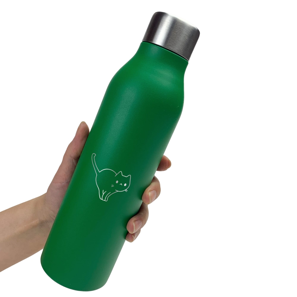 Термос для напитков Кот (зеленый) Термос для напитков Кот (зеленый)