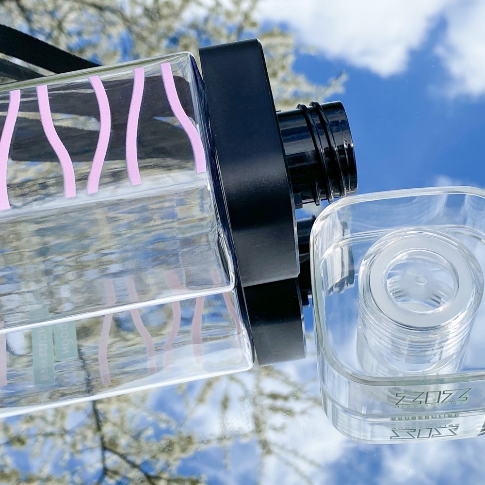 Пляшка для води ZIZ Пий та присідай