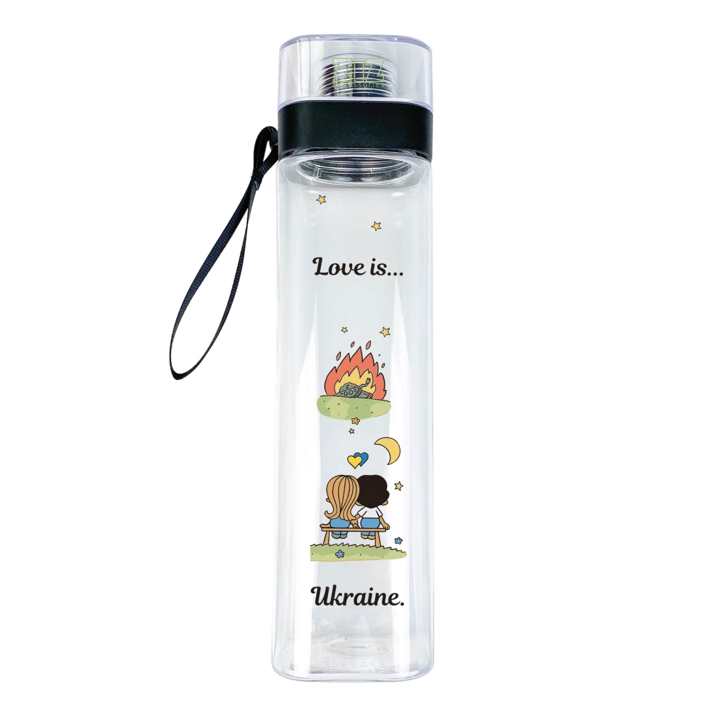 Бутылка для воды ZIZ Love is Ukraine