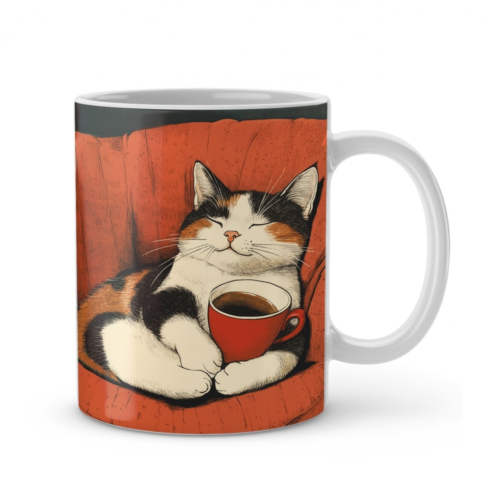 Чашка Осенний кот Чашка Осенний кот