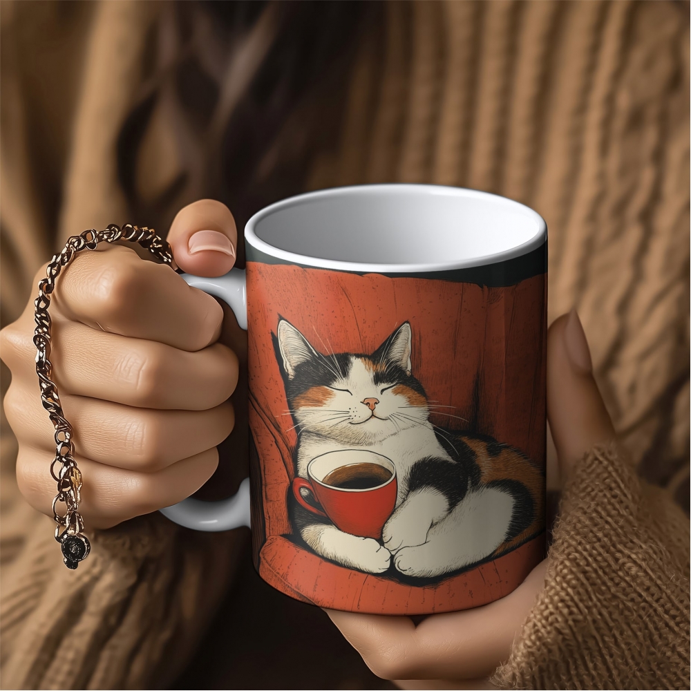 Чашка Осенний кот Чашка Осенний кот