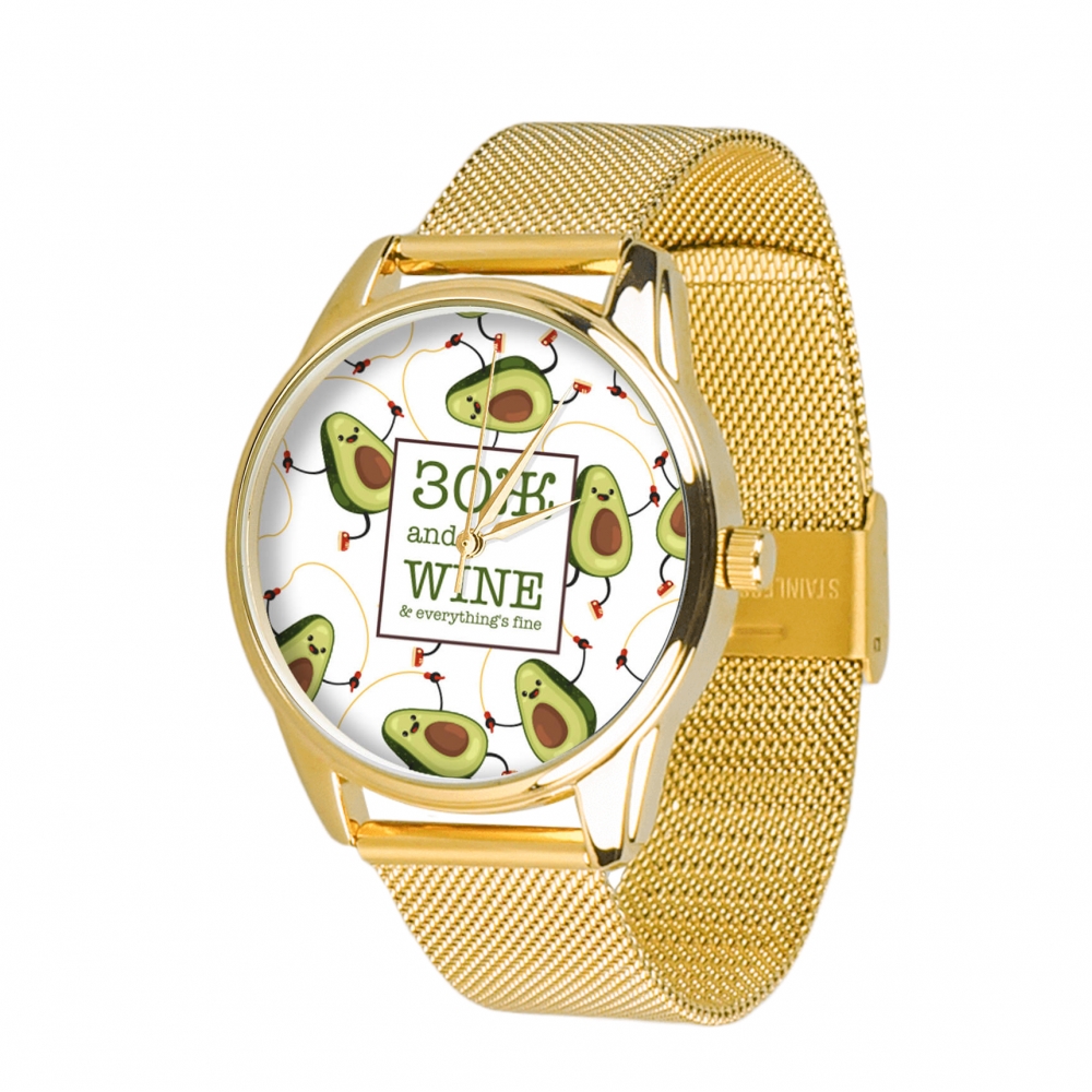 Часы ZIZ ЗОЖ на металлическом браслете