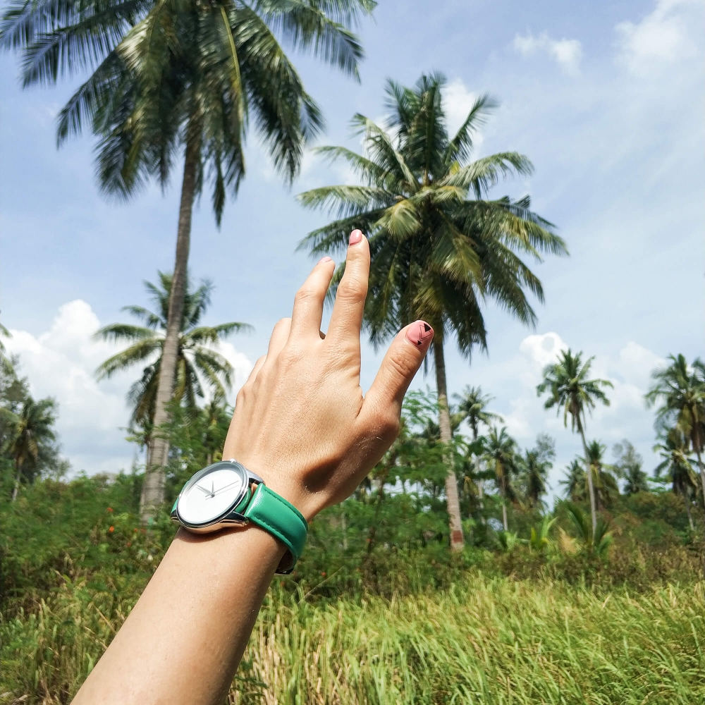 Часы ZIZ Минимализм (бирюзовый, серебро)