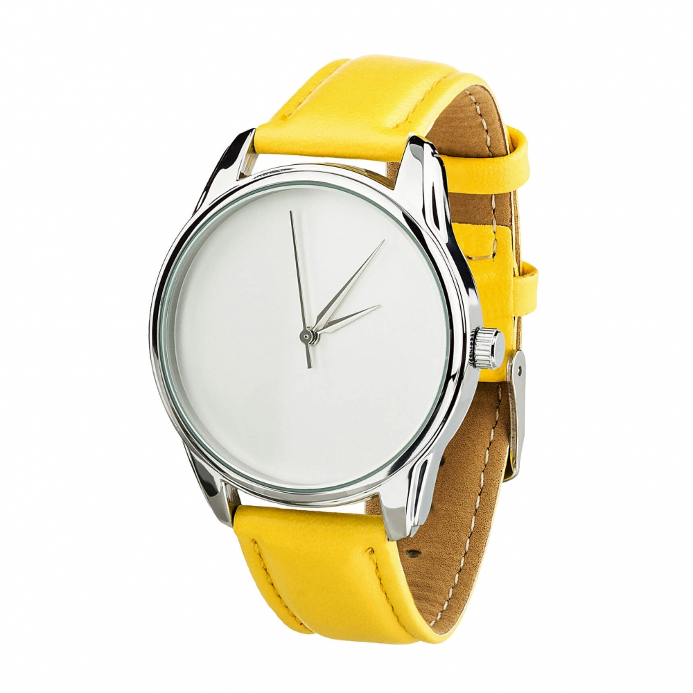 Часы ZIZ Минимализм (желтый, серебро)