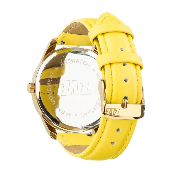 Годинник ZIZ Мінімалізм (жовтий, золото)