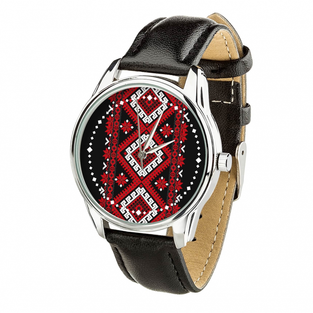 Часы ZIZ Вышиванка черная