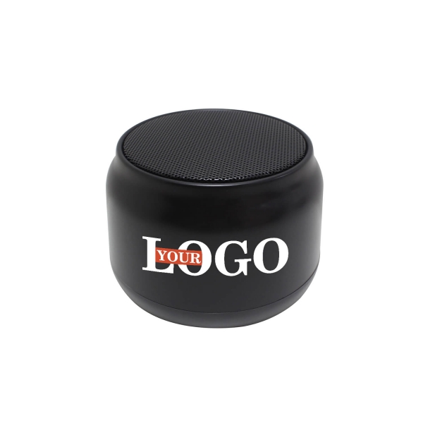 Колонка беспроводная с логотипом черная