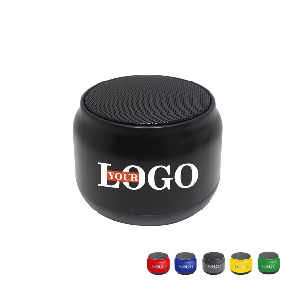Колонка беспроводная с логотипом черная