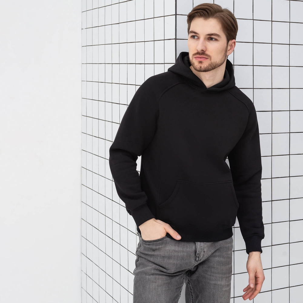 Худи Boxy Warm с логотипом