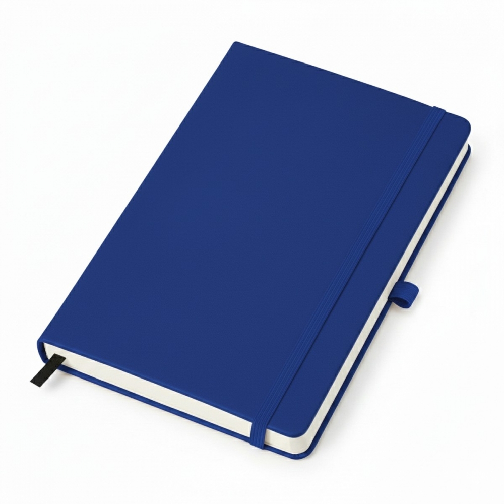 Блокноты с логотипом синий