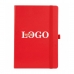 Блокноты с логотипом красный