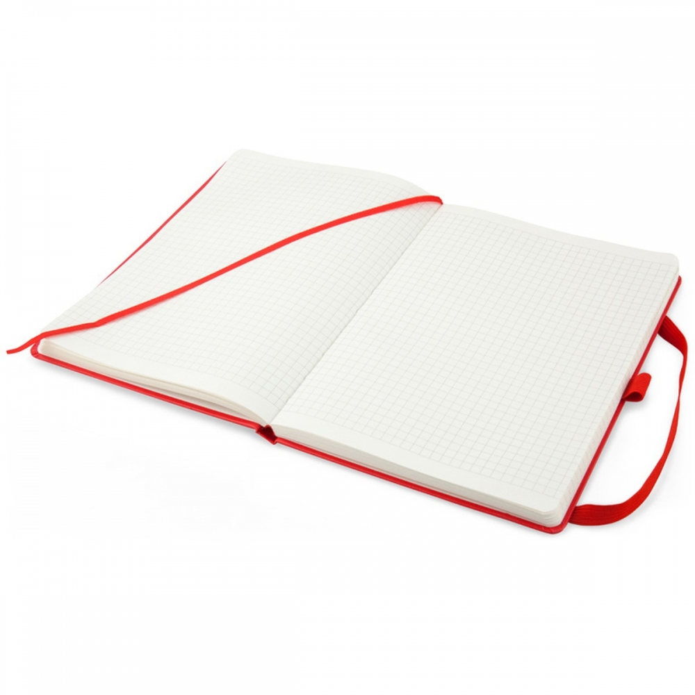 Блокноты с логотипом красный