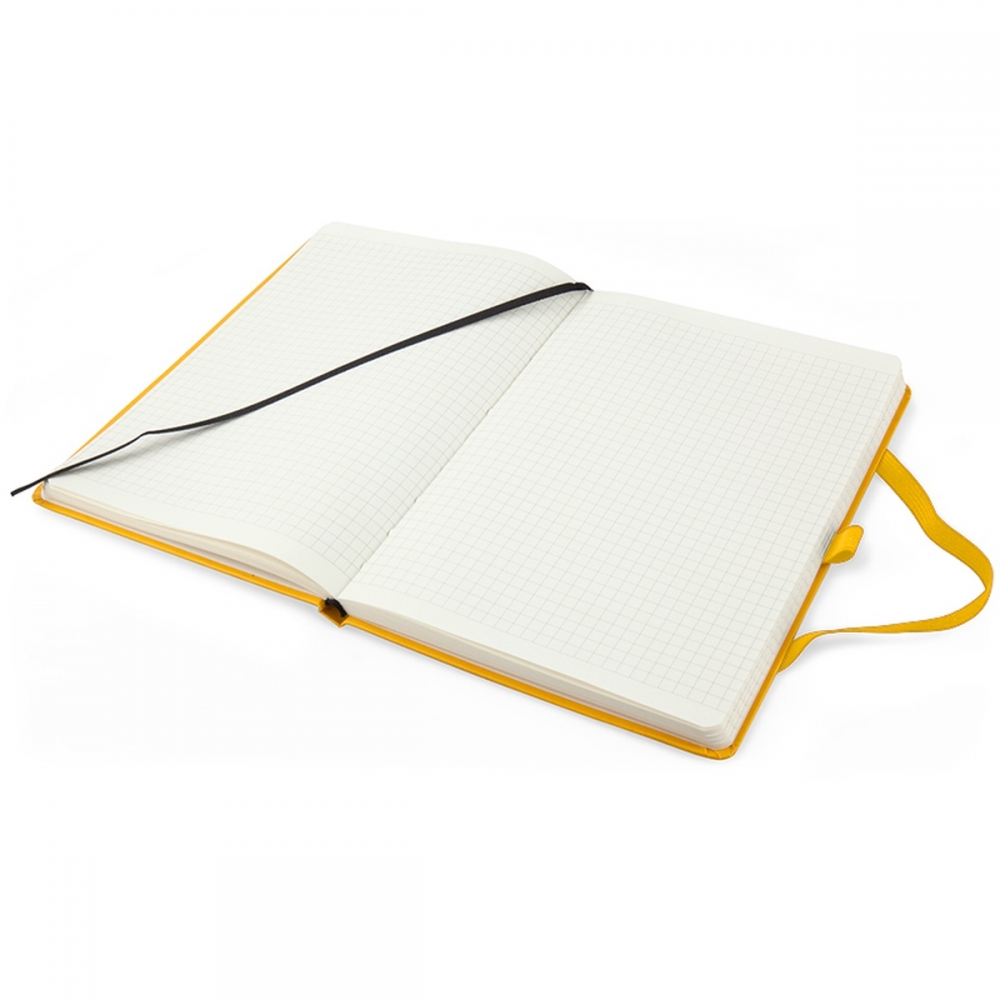 Блокноты с логотипом желтый