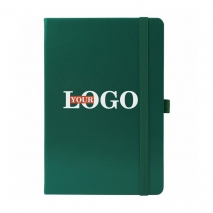 Блокноты с логотипом зеленый