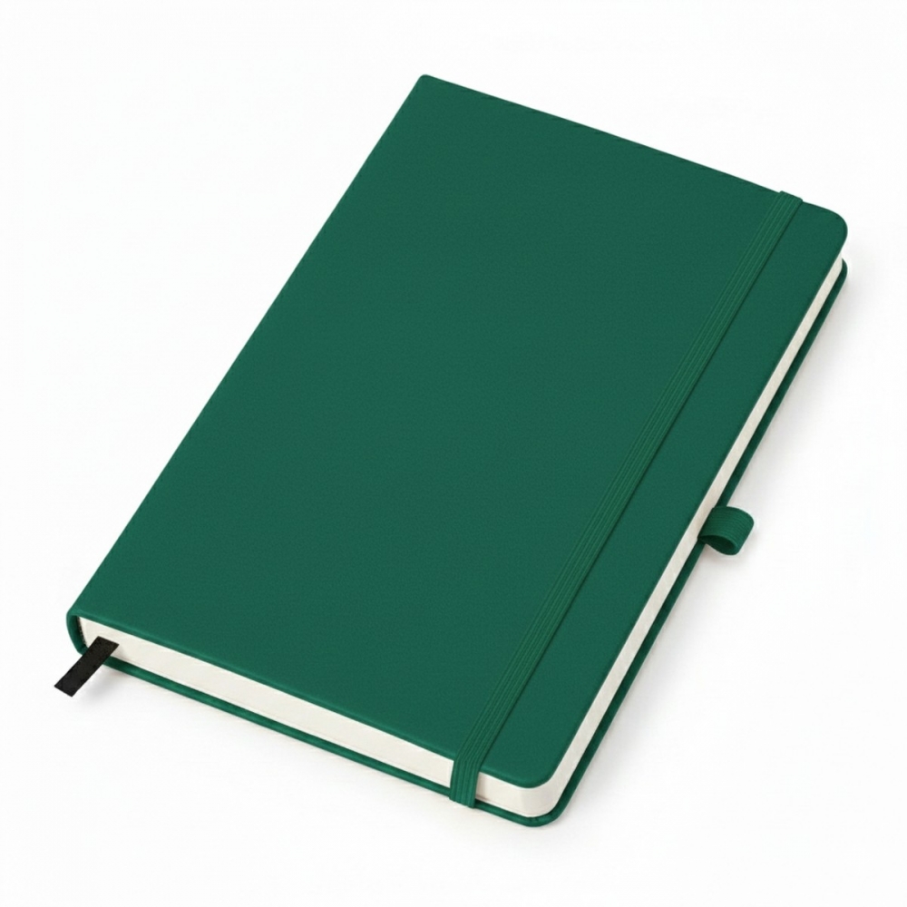 Блокноты с логотипом зеленый