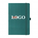 Блокноты с логотипом бирюзовый