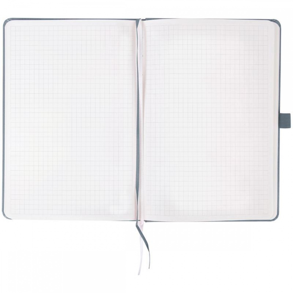 Блокноты с логотипом серый