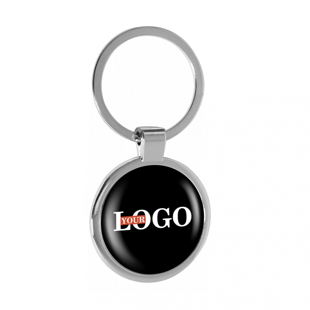 Брелок металлический с логотипом