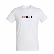 Футболка Slim с логотипом (белая)