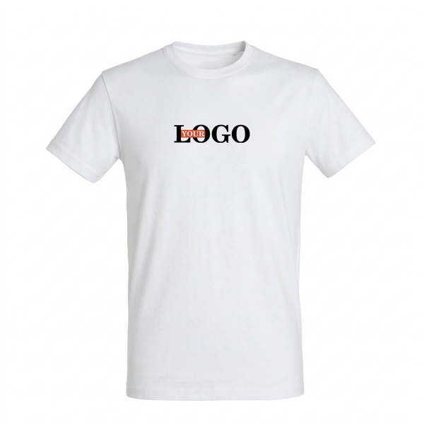 Футболка Regular с логотипом (белая)