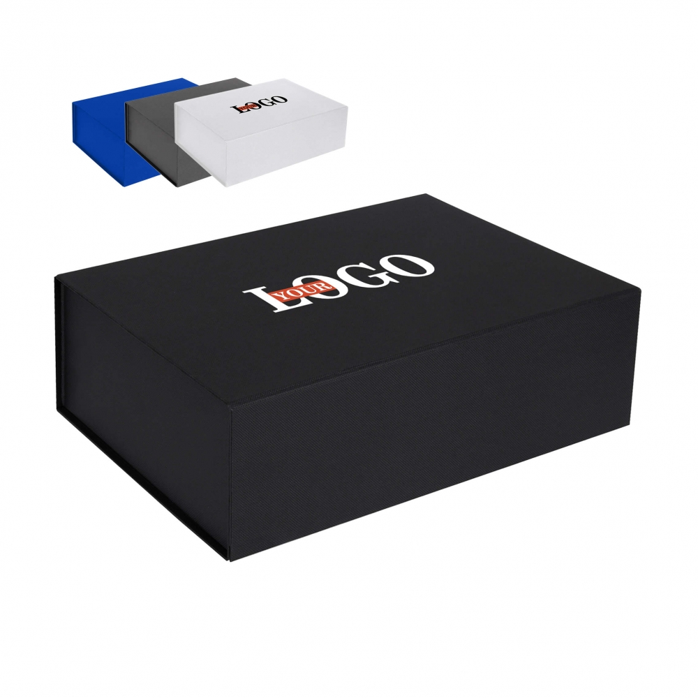 Коробка подарочная ZIZ с брендированием черная