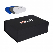 Коробка подарункова ZIZ із брендуванням чорна