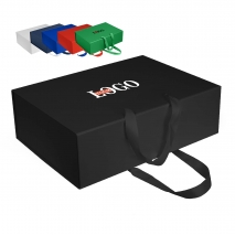 Коробка подарункова з логотипом чорна