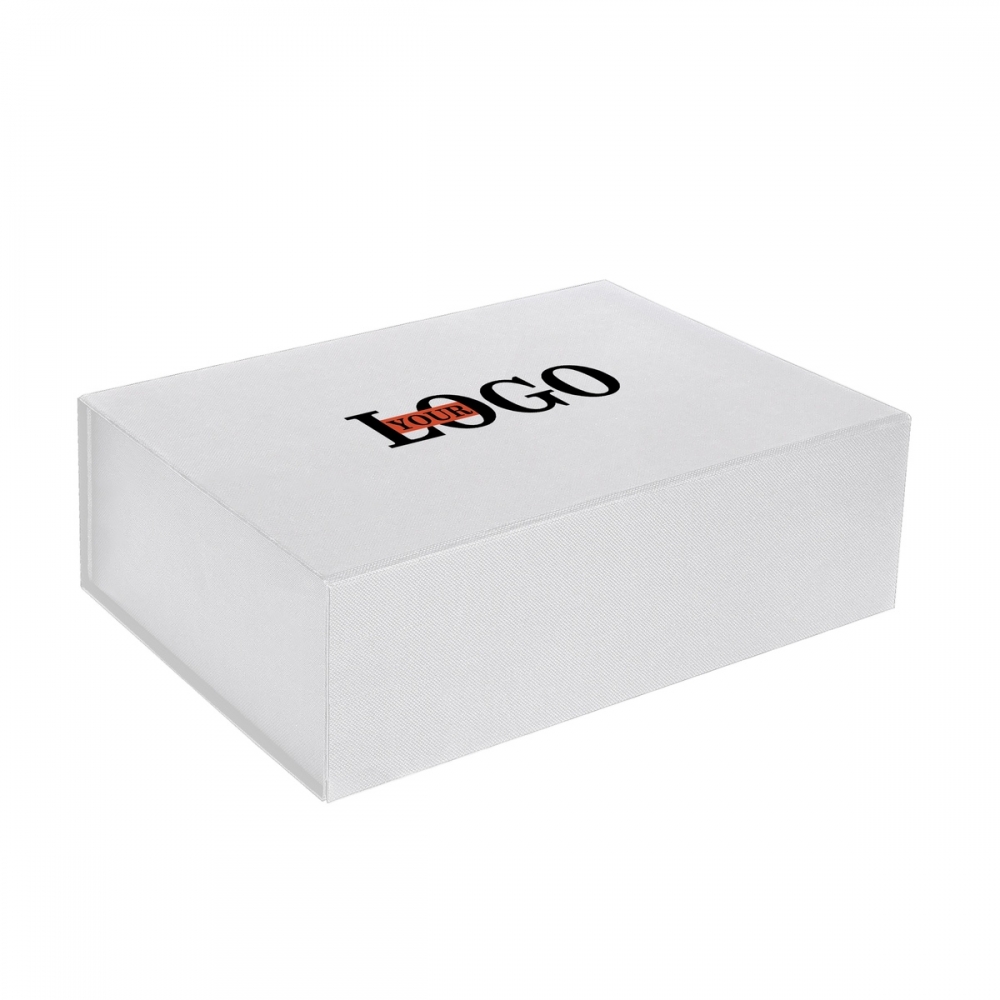 Коробка подарочная ZIZ с брендированием белая