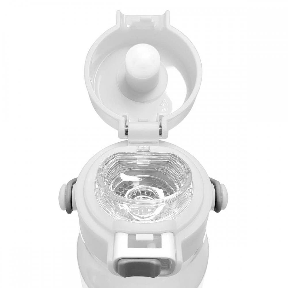 Бутылка для питья с логотипом синяя