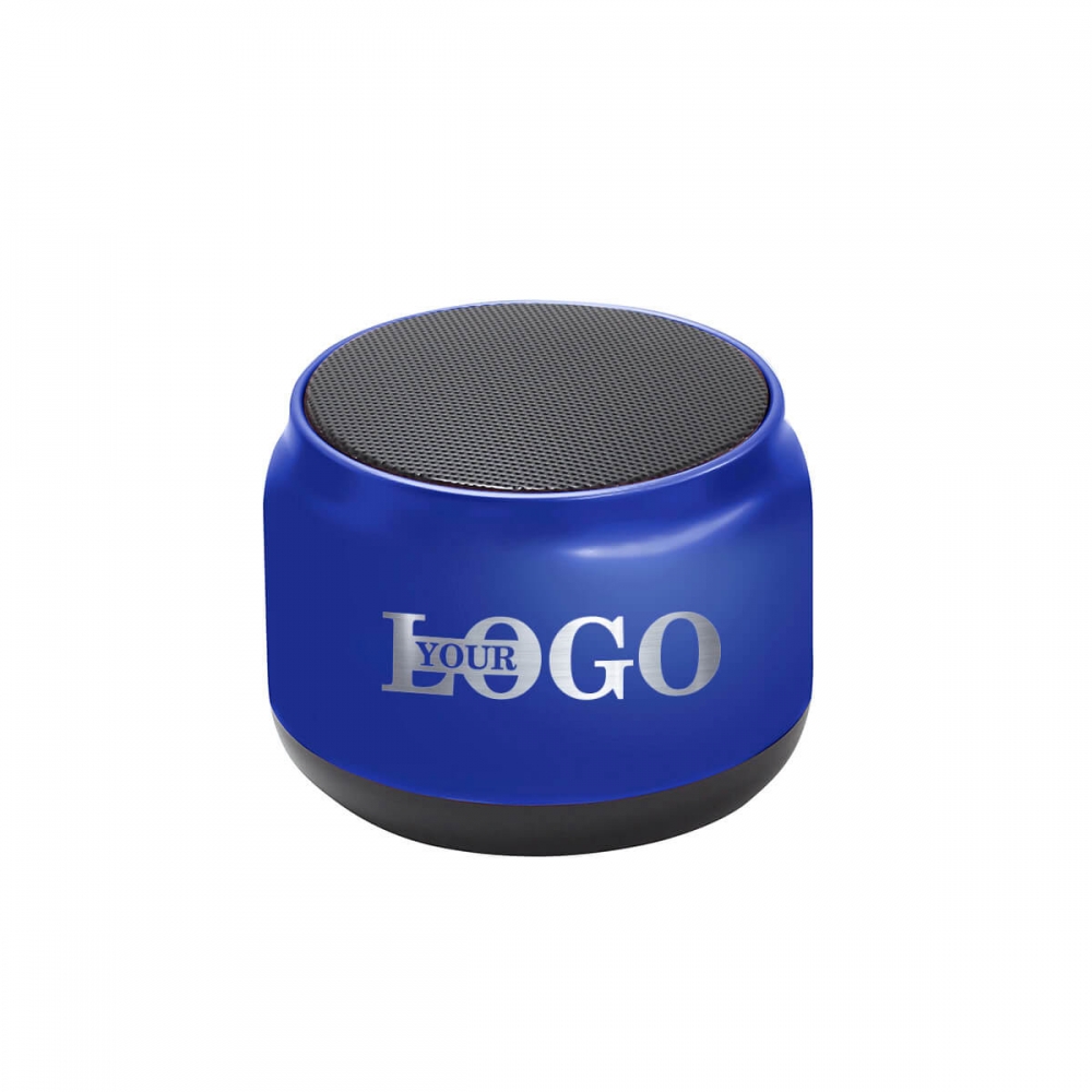 Портативна колонка Bluetooth з логотипом синя
