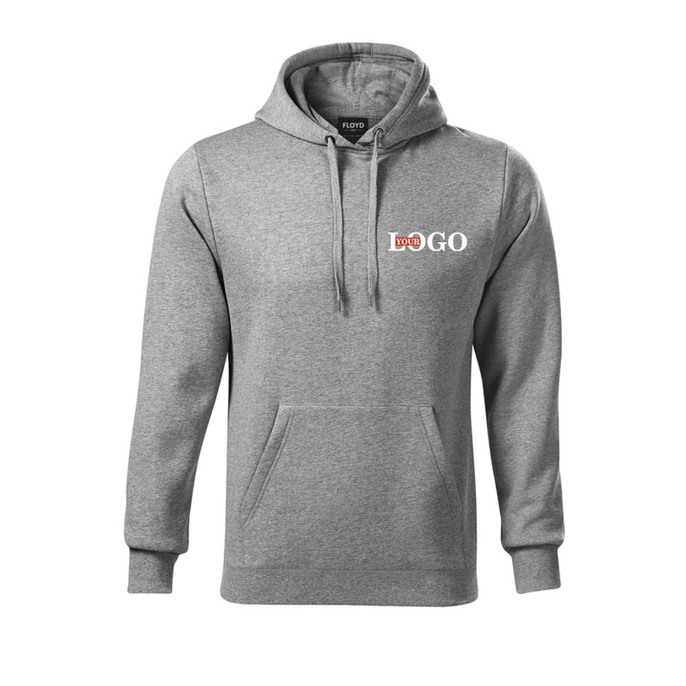 Реглан з логотипом на замовлення сірий