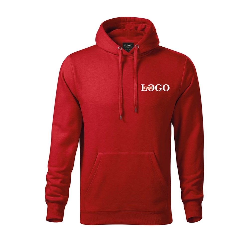 Реглан з логотипом на замовлення червоний