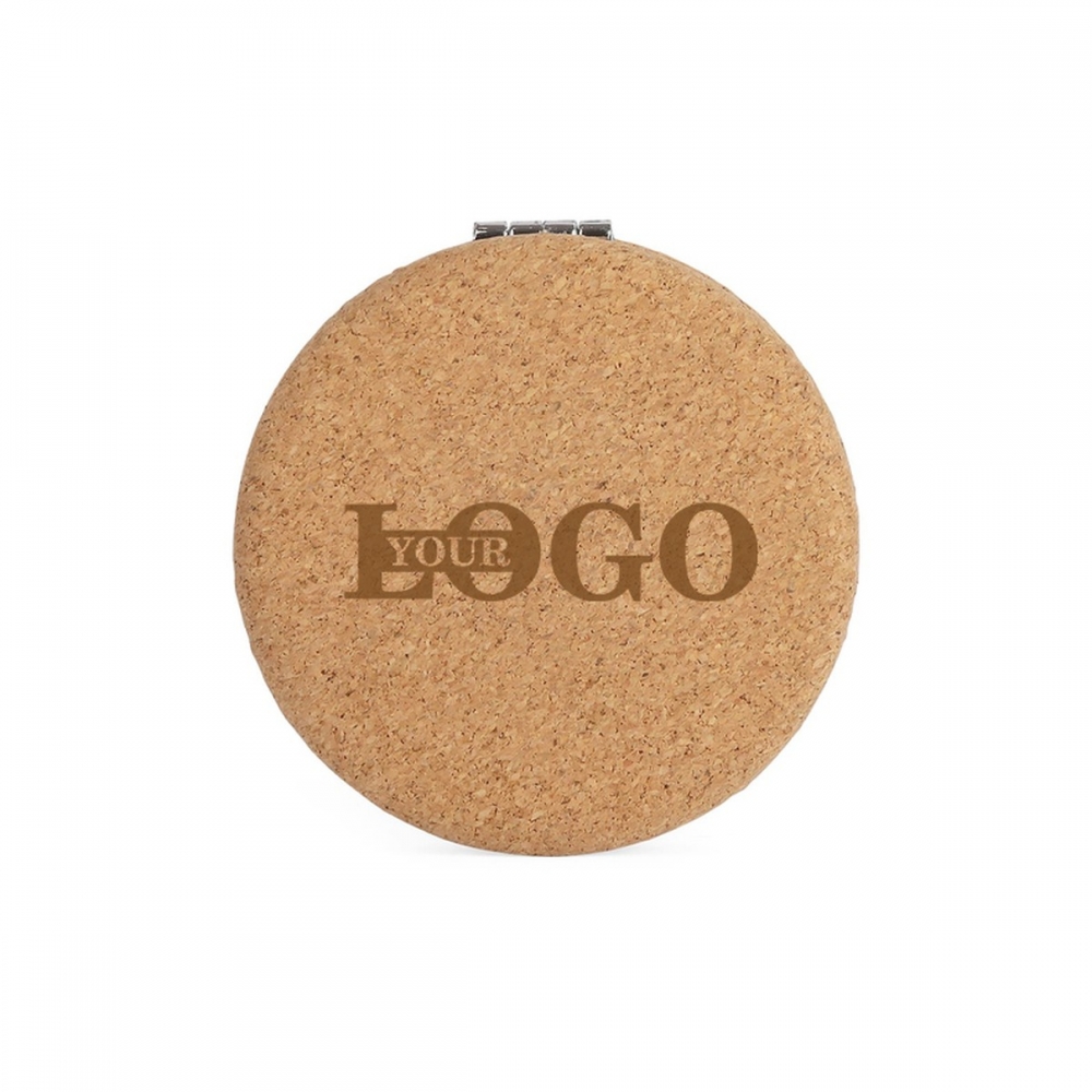 Коркове дзеркало з логотипом