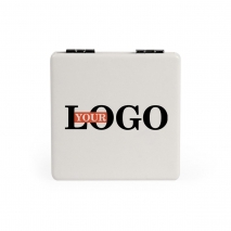 Складне квадратне дзеркало з логотипом