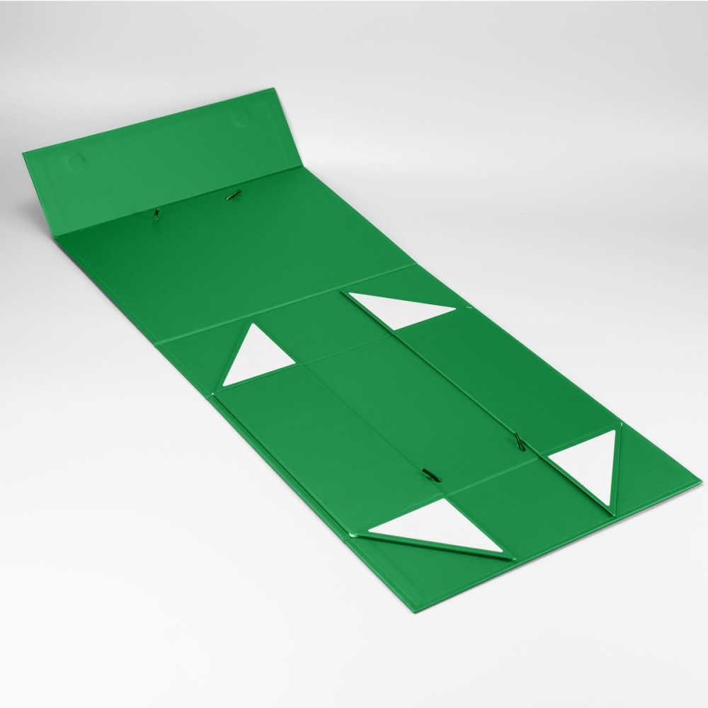 Коробка подарункова із логотипом зелена