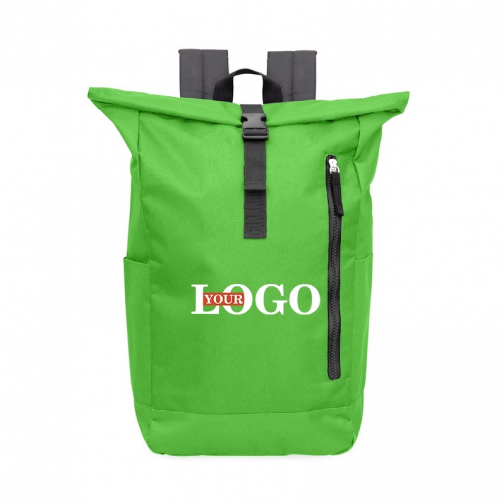 Рюкзак для ноутбука з логотипом зелений