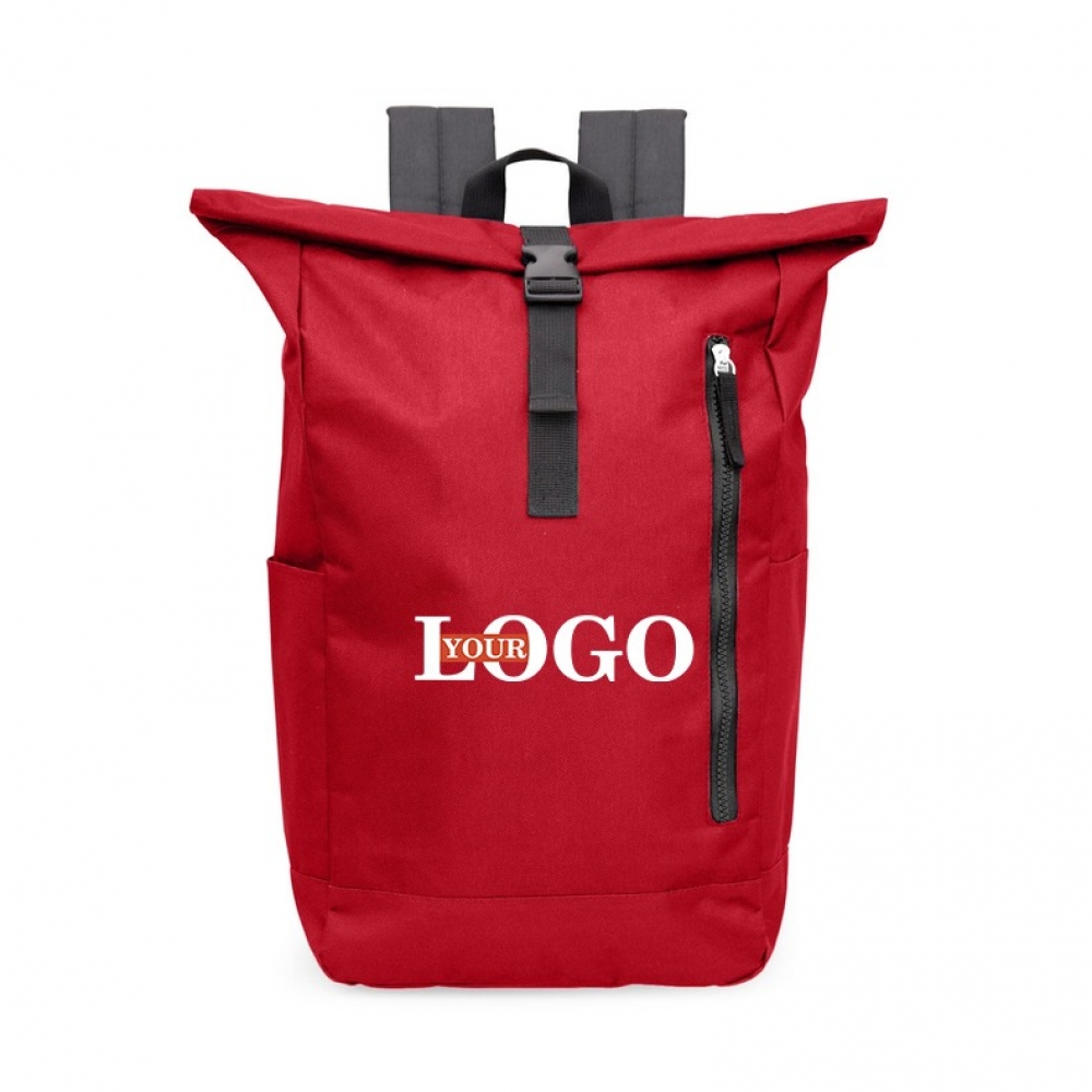 Рюкзак для ноутбука з логотипом червоний