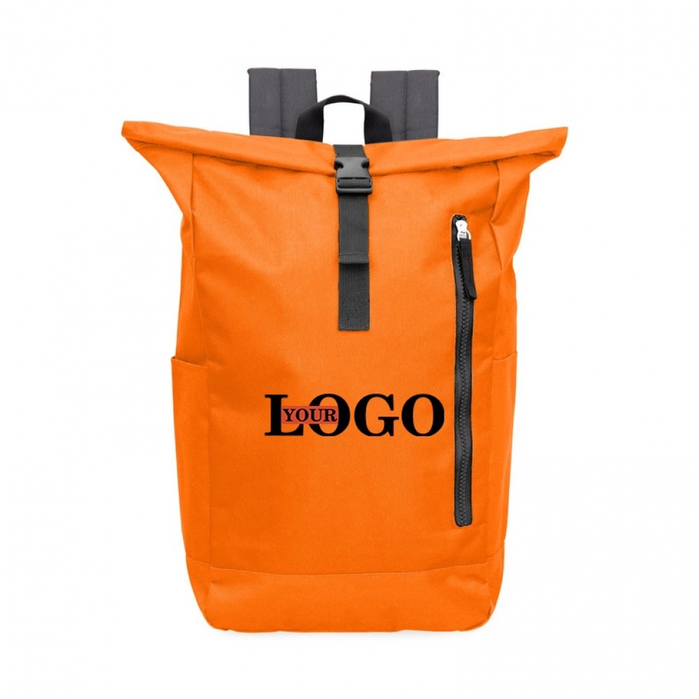 Рюкзак для ноутбука с логотипом оранжевый