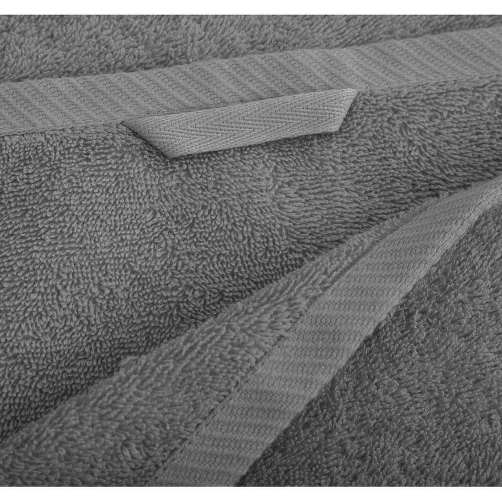 Полотенце с логотипом 70х140 серое