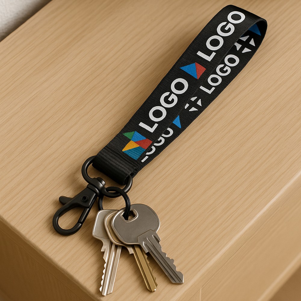 Брелок тканинний з лого на замовлення