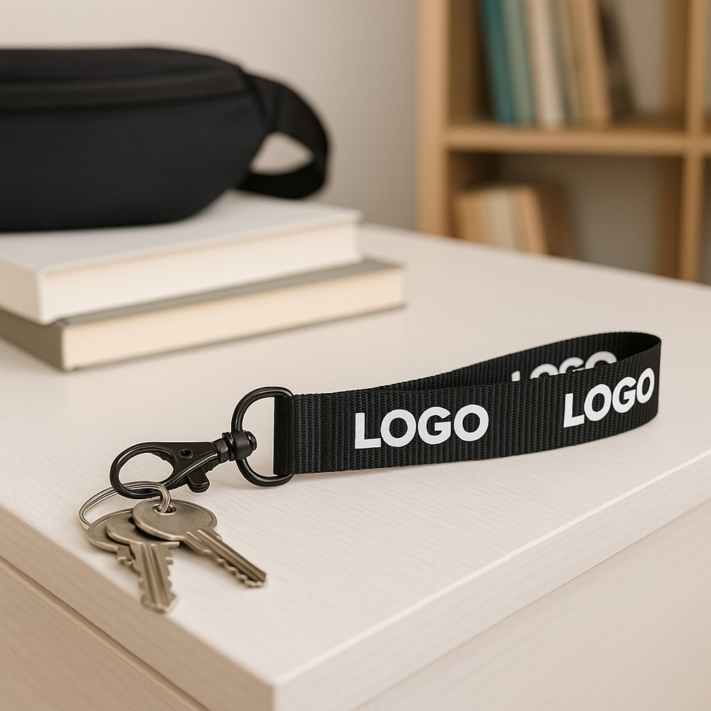 Брелок тканинний з лого на замовлення