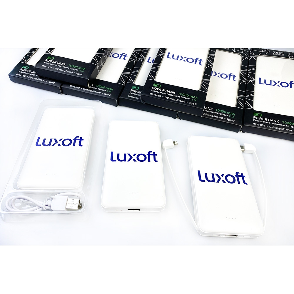 Повербанки з логотипом 10000 мАч