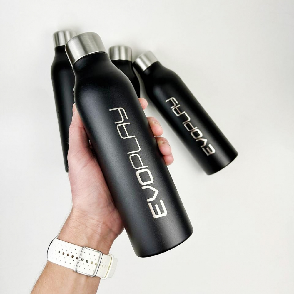 Термоси з логотипом на замовлення чорні