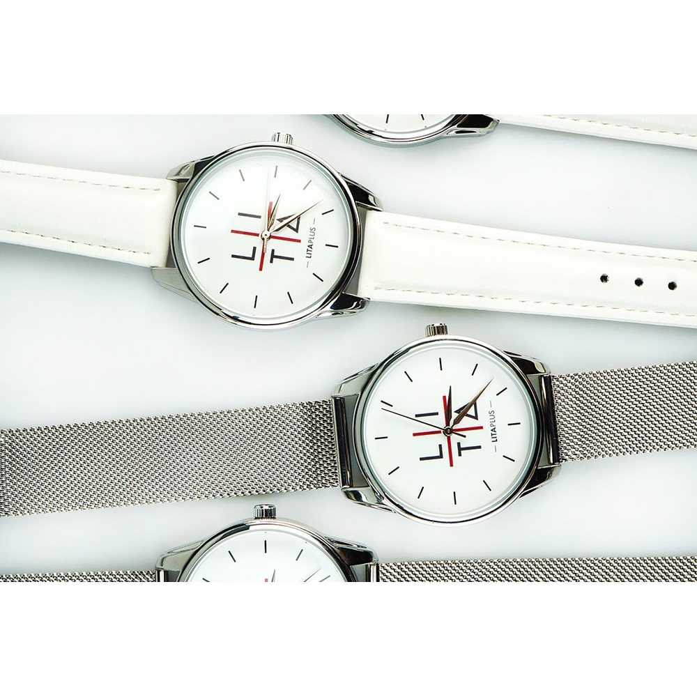 Годинники з логотипом (золото) + додатковий ремінець + коробочка