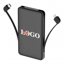 Повербанк з логотипом 10000 мАч Чорний